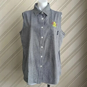 Vintage 90s Tweety Bird Sleeveless Top Size 14W-16W